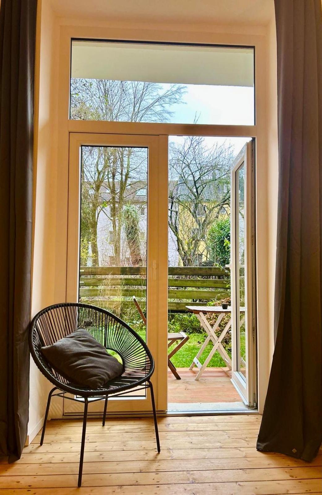 Feelslikehome - Stylische Und Zentrale Altbauwohnung Mit Terrasse&Garten Bochum Kültér fotó